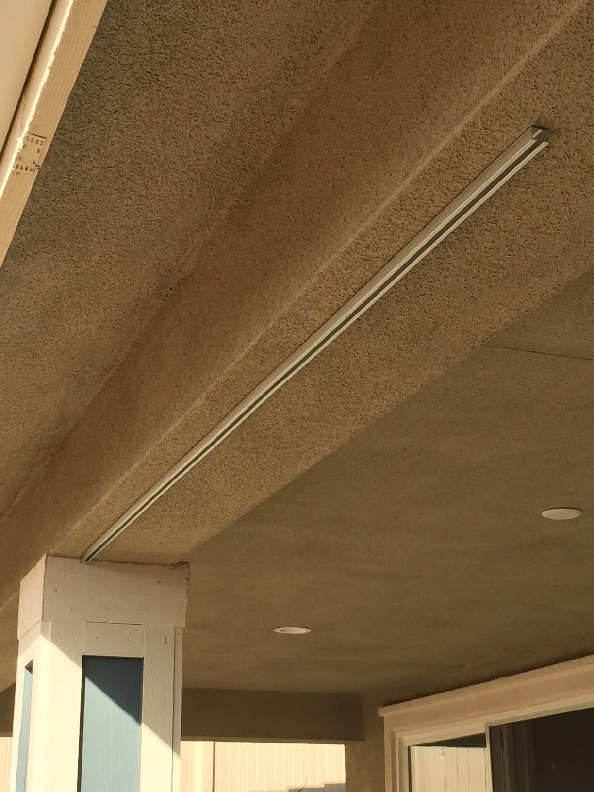 Kirsch 9600 Ceiling Mount Curtain Track with Hook Carriers Curtain